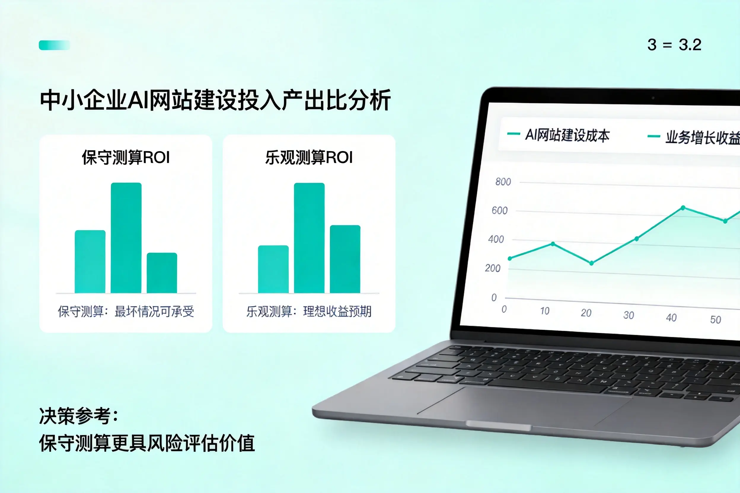 潍坊中小企业AI网站建设投入产出比怎么算？先看这份分析