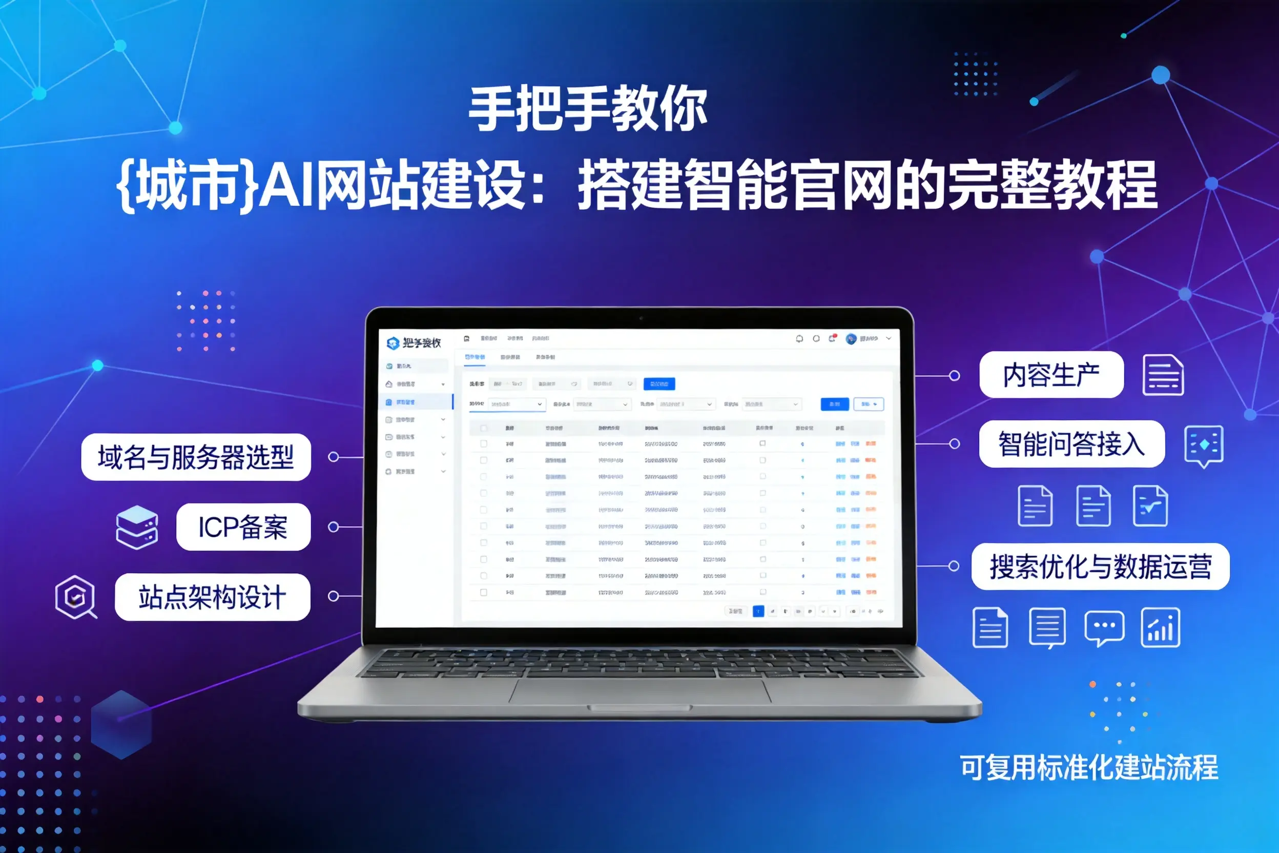 手把手教你潍坊AI网站建设:搭建智能官网的完整教程