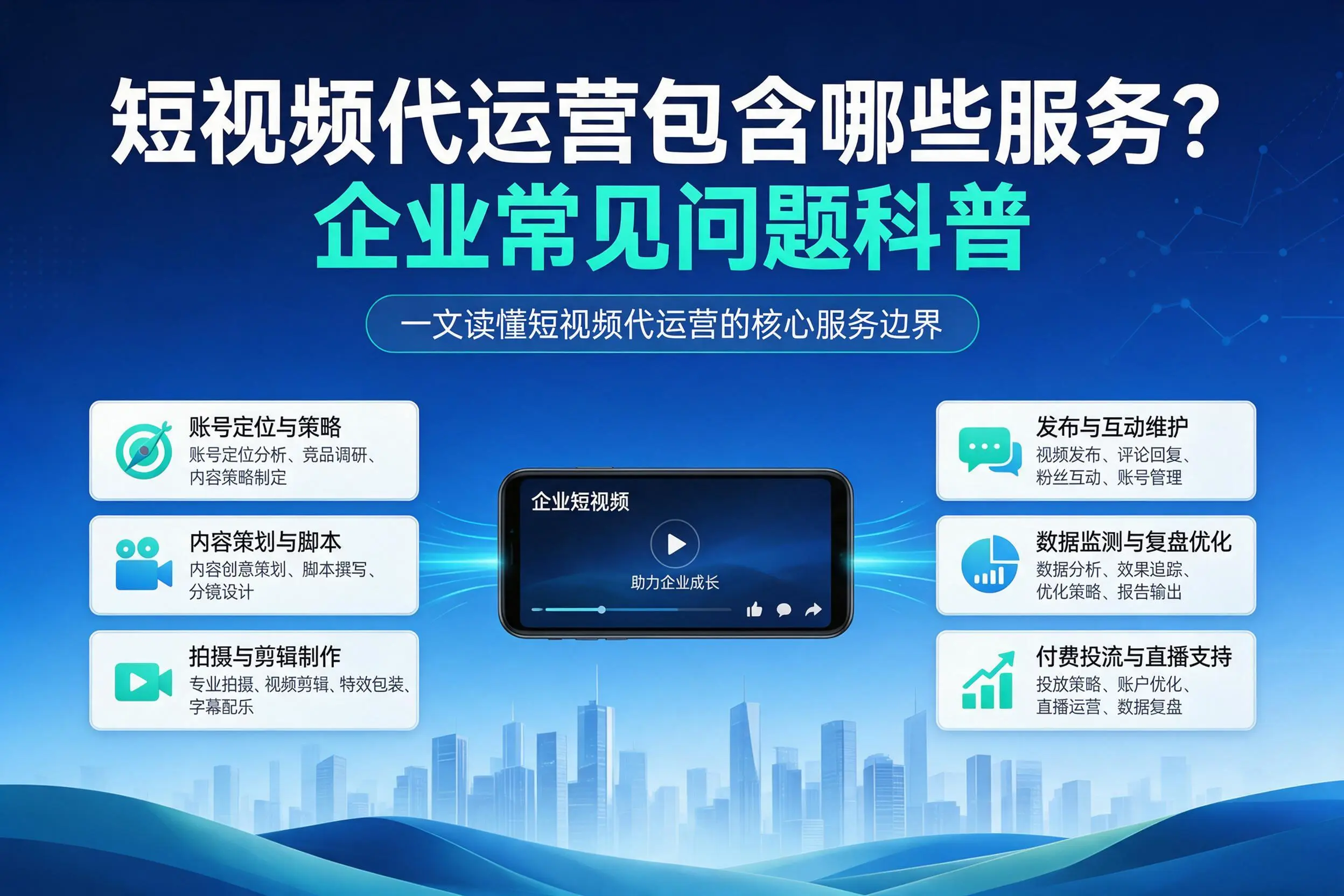 短视频代运营包含哪些服务？潍坊企业常见问题科普
