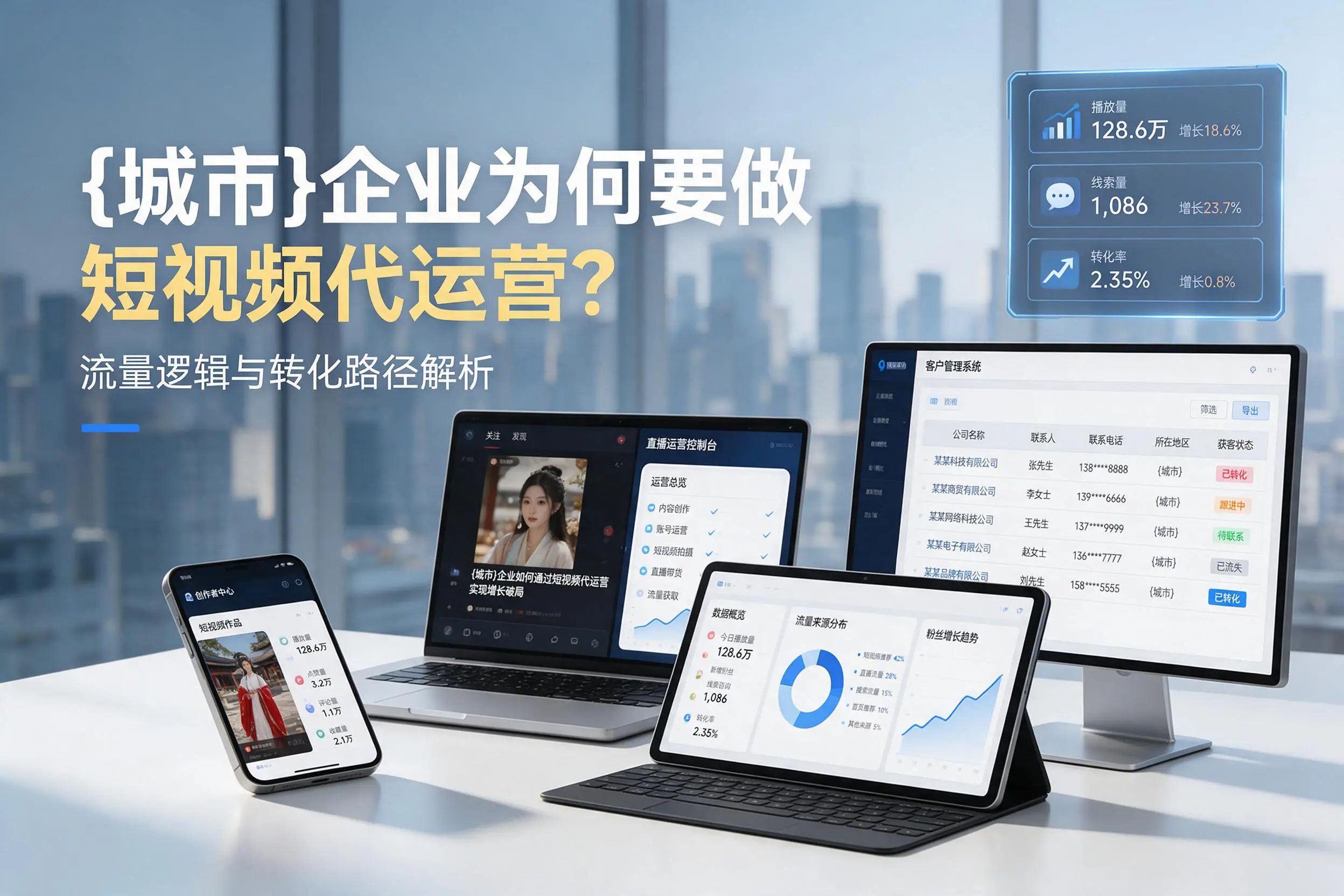 潍坊企业为何要做短视频代运营？流量逻辑与转化路径解析