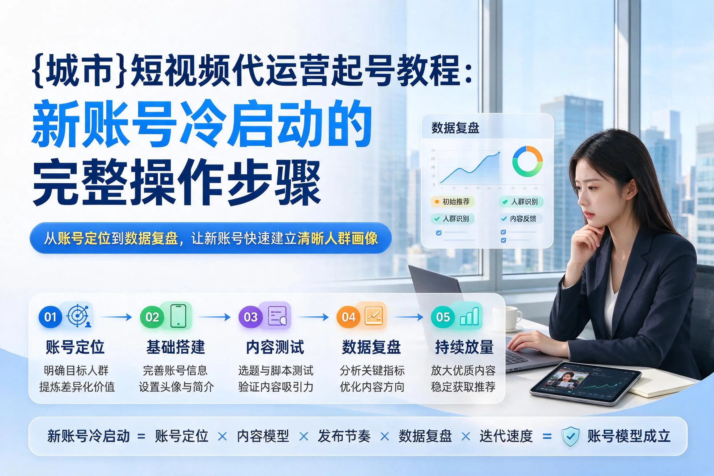 潍坊短视频代运营起号教程：新账号冷启动的完整操作步骤