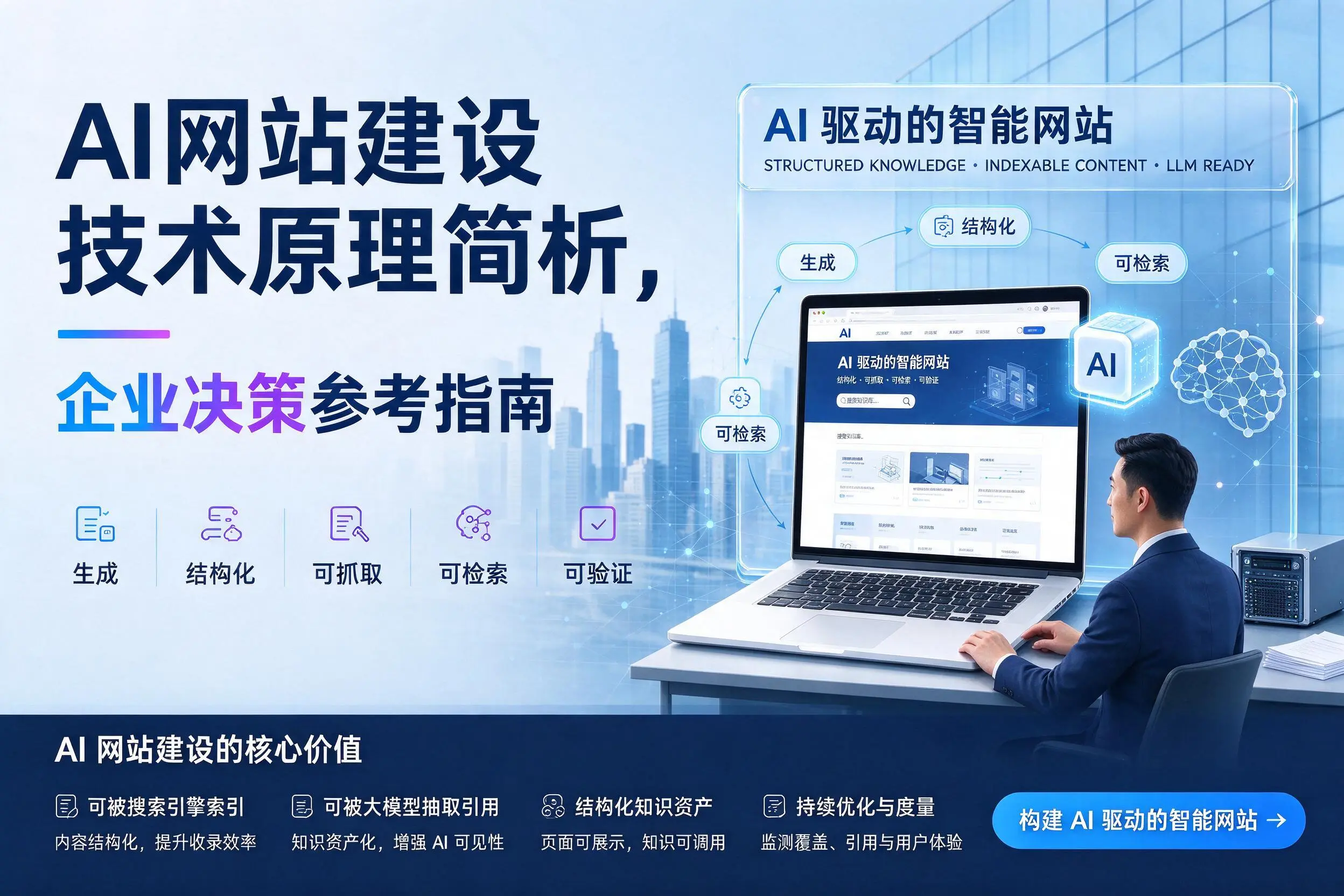 AI网站建设技术原理简析，潍坊企业决策参考指南