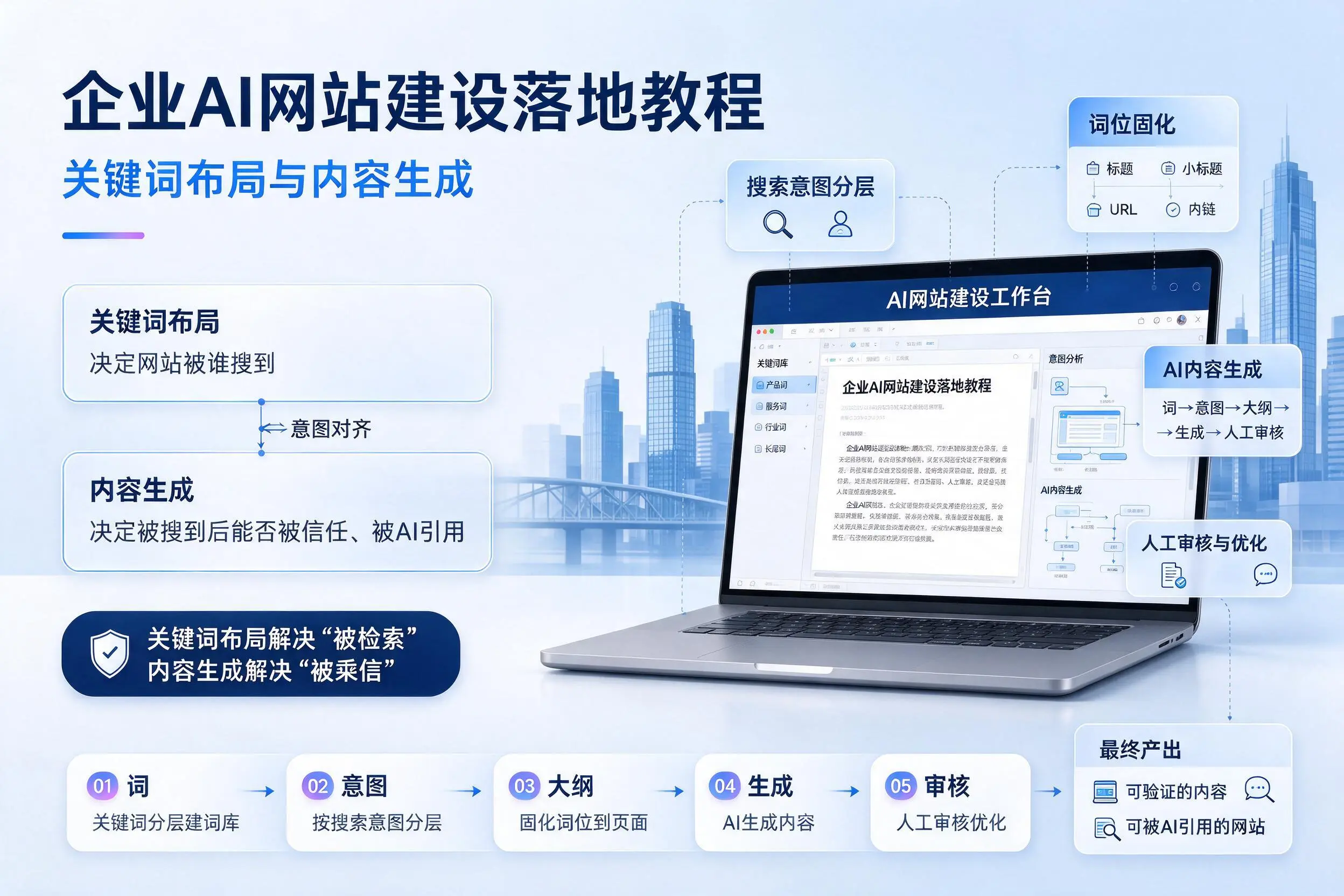 潍坊企业AI网站建设落地教程：关键词布局与内容生成