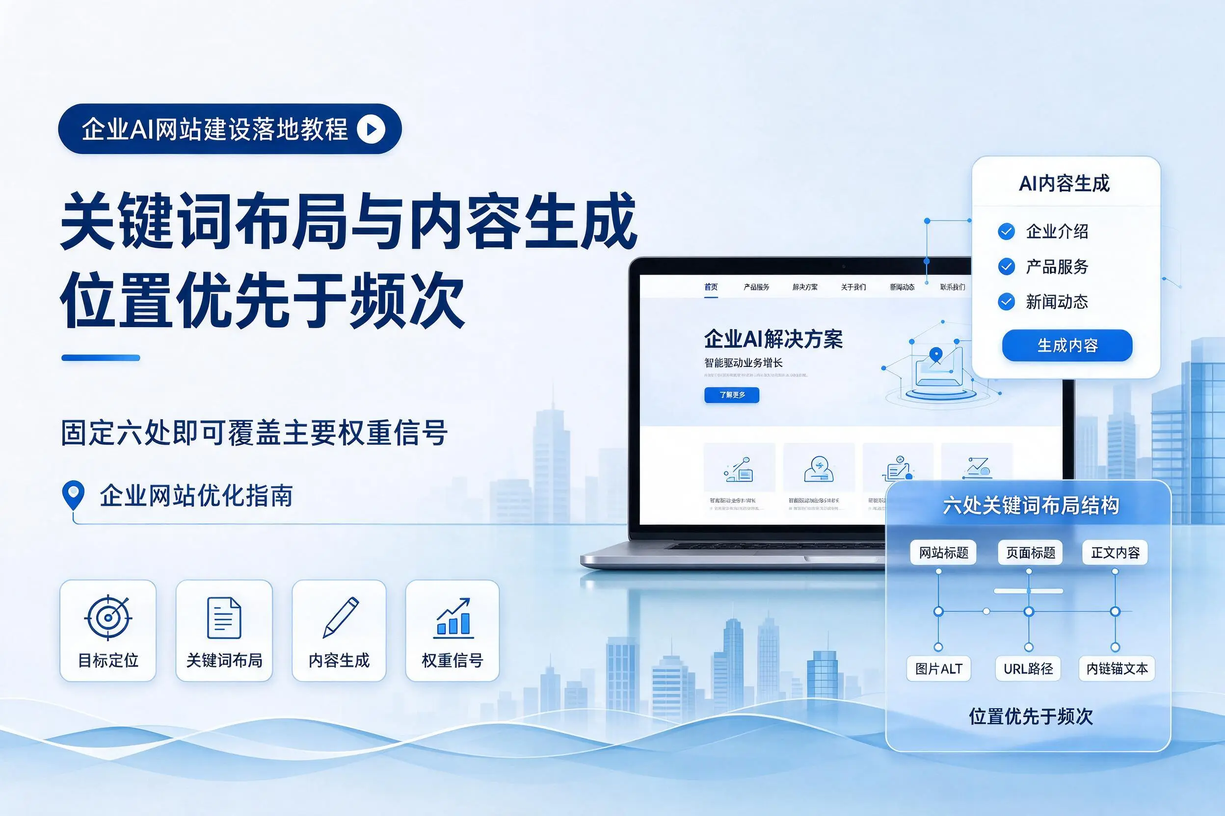 潍坊企业AI网站建设落地教程：关键词布局与内容生成